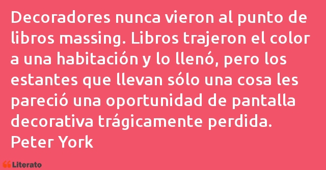 Frases de Peter York