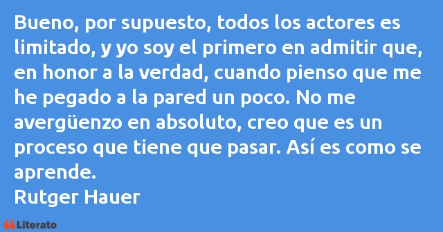 Frases de Rutger Hauer