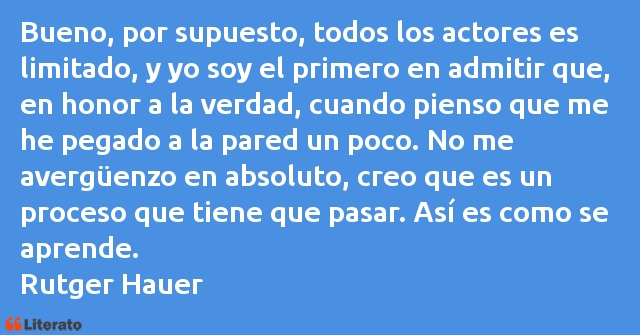 Frases de Rutger Hauer