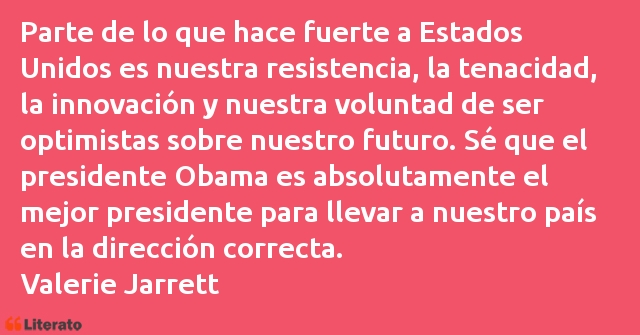 Frases de Valerie Jarrett