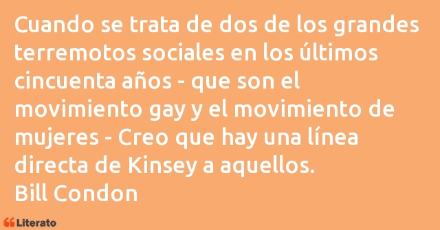 Frases de Bill Condon