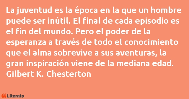 Frases de Gilbert Keith Chesterton