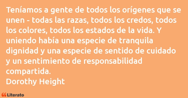 Frases de Dorothy Height