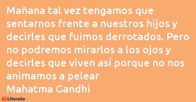 Frases de Mahatma Gandhi