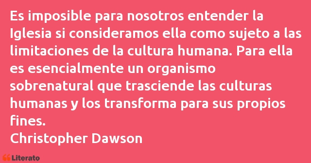 Frases de Christopher Dawson