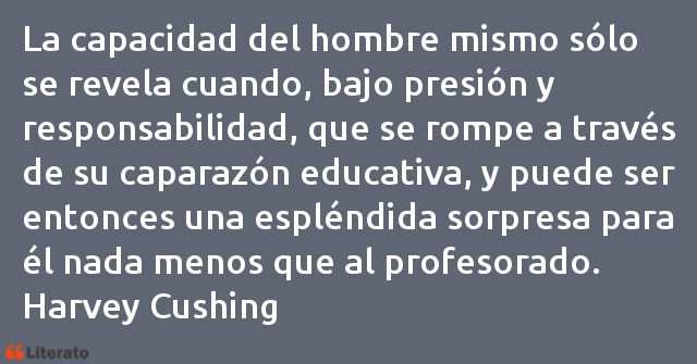 Frases de Harvey Cushing