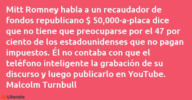 Frases de Malcolm Turnbull