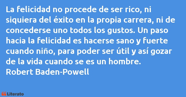 Frases de Robert Baden-Powell