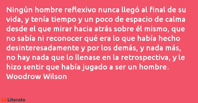 Frases de Woodrow Wilson