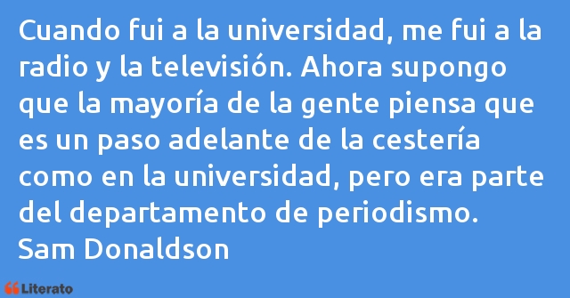 Frases de Sam Donaldson