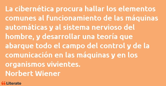 Frases de Norbert Wiener