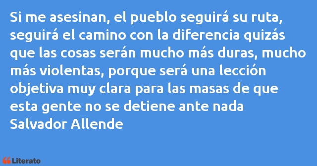 Frases de Salvador Allende