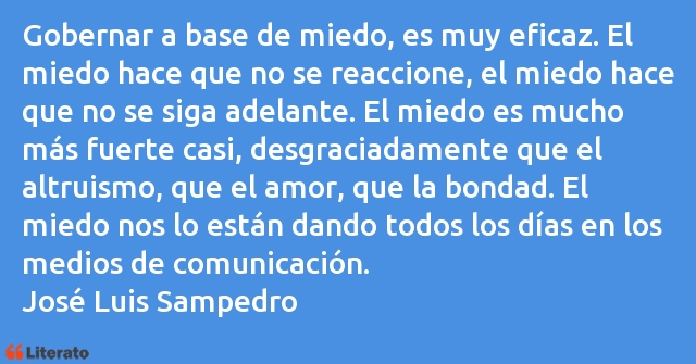 Frases de José Luis Sampedro