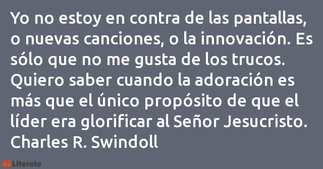 Frases de Charles R. Swindoll