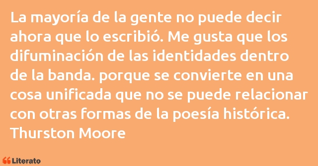 Frases de Thurston Moore