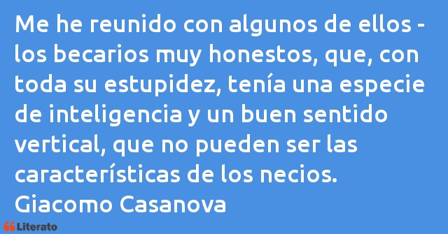 Frases de Giacomo Casanova