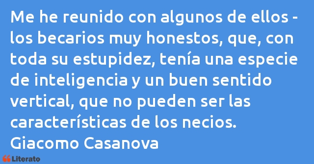 Frases de Giacomo Casanova