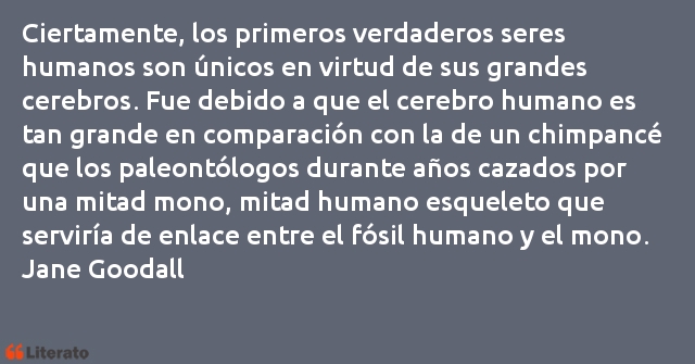 Frases de Jane Goodall