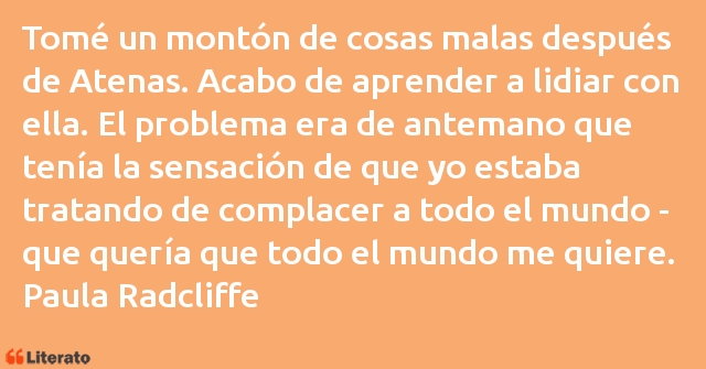 Frases de Paula Radcliffe