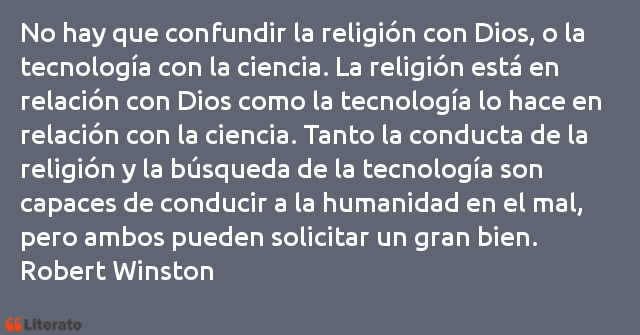 Frases de Robert Winston