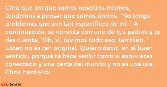 Frases de Chris Hardwick