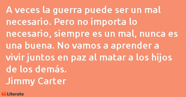 Frases de Jimmy Carter