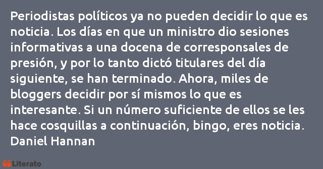 Frases de Daniel Hannan