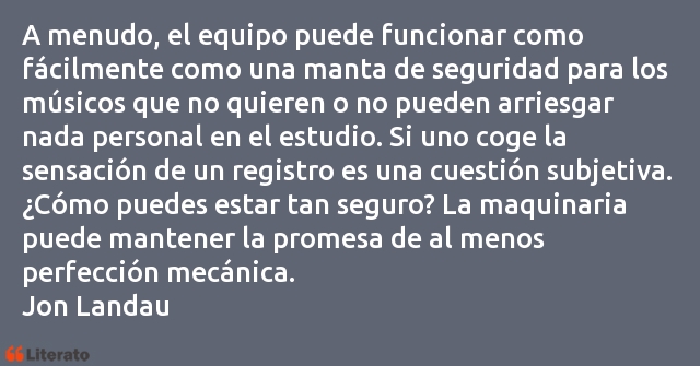 Frases de Jon Landau