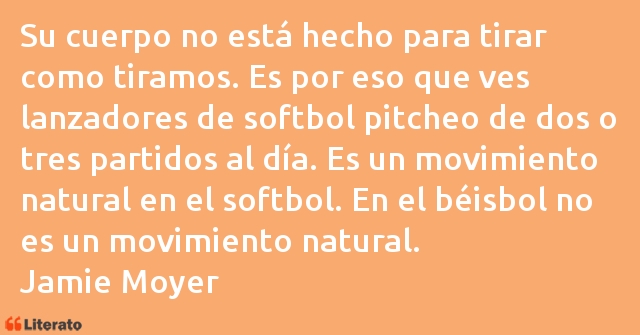 Frases de Jamie Moyer