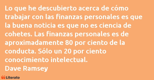 Frases de Dave Ramsey