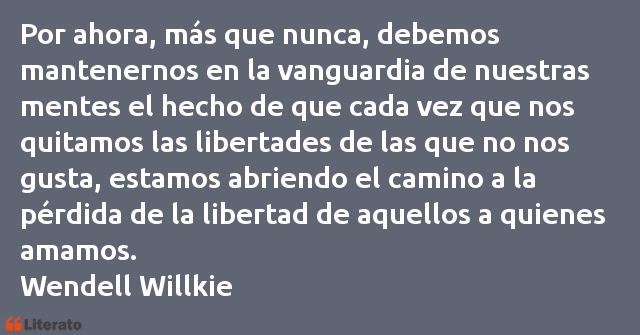 Frases de Wendell Willkie