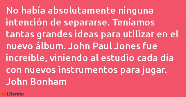 Frases de John Bonham