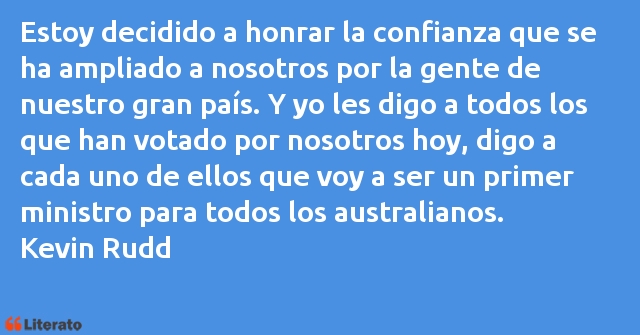 Frases de Kevin Rudd