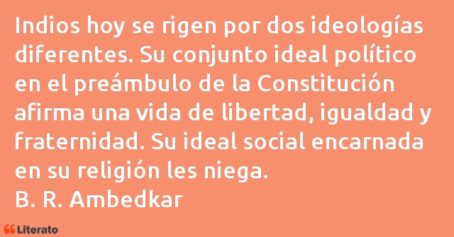 Frases de B. R. Ambedkar