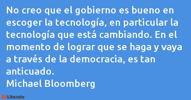 Frases de Michael Bloomberg