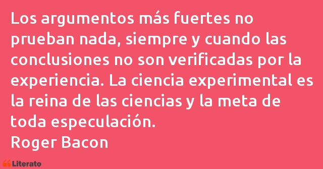 Frases de Roger Bacon