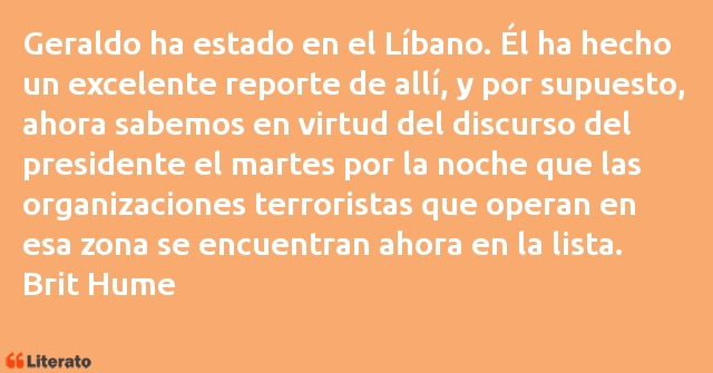 Frases de Brit Hume