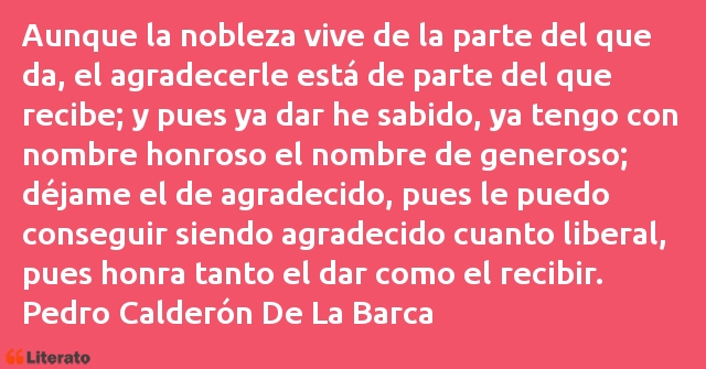 Frases de Pedro Calderón De La Barca