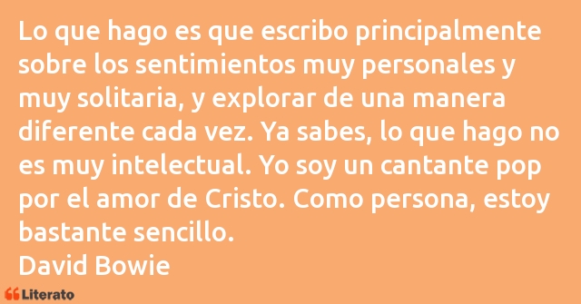 Frases de David Bowie