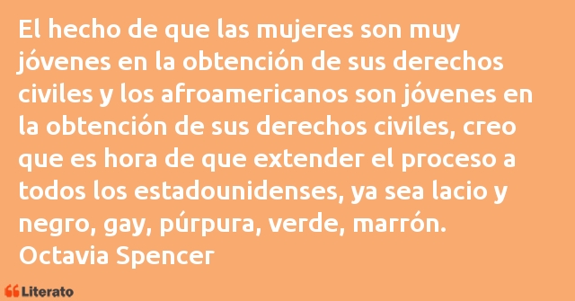 Frases de Octavia Spencer
