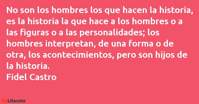 Frases de Fidel Castro