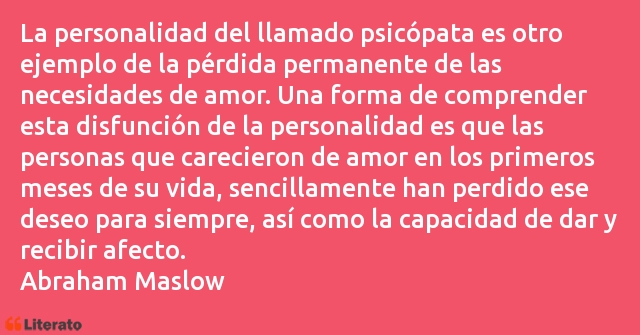 Frases de Abraham Maslow