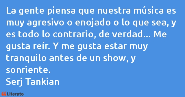 Frases de Serj Tankian