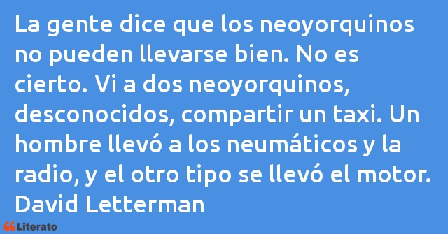 Frases de David Letterman