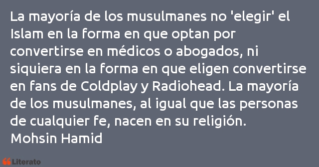 Frases de Mohsin Hamid