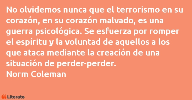 Frases de Norm Coleman