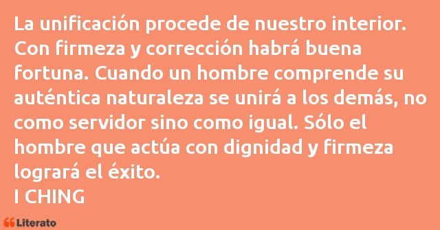 Frases de I CHING