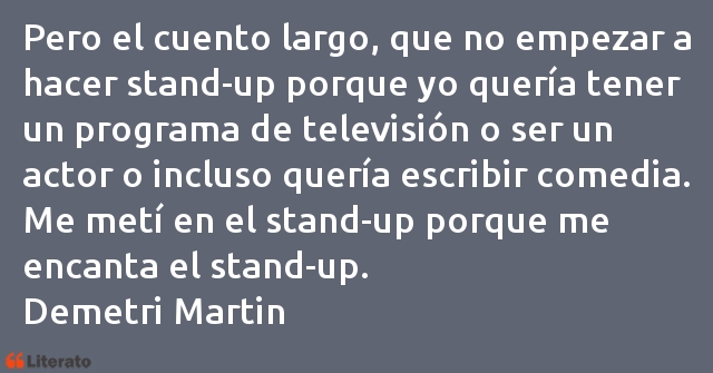 Frases de Demetri Martin