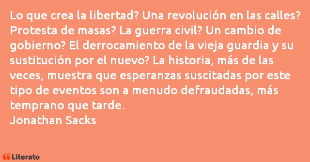 Frases de Jonathan Sacks