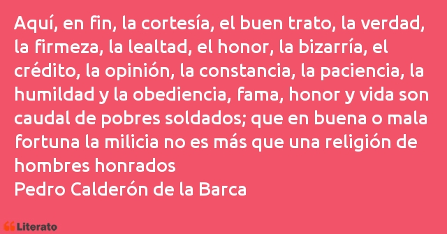 Frases de Pedro Calderón de la Barca